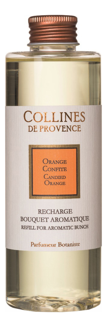 

Наполнитель для диффузора Les Naturelles 200мл: Candied Orange, Наполнитель для диффузора Les Naturelles 200мл