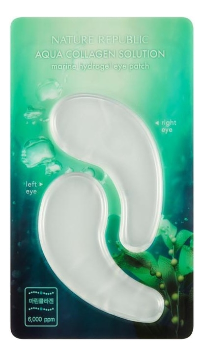 

Патчи гидрогелевые для кожи вокруг глаз Aqua Collagen Solution Marine Hydrogel Eye Patch