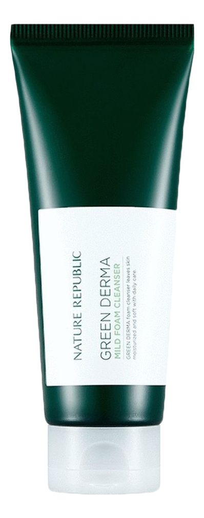 

Пенка для умывания чувствительной кожи лица Green Derma Mild Foam Cleanser 150мл