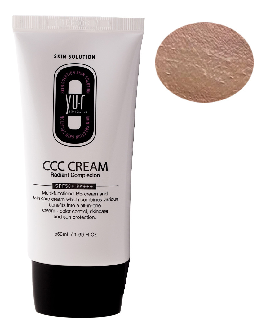 

Корректирующий крем для лица CCC Cream SPF50+ PA+++ 50мл: Dark, Корректирующий крем для лица CCC Cream SPF50+ PA+++ 50мл