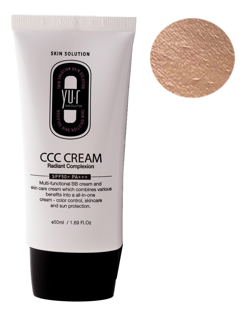 

Корректирующий крем для лица CCC Cream SPF50+ PA+++ 50мл: Medium, Корректирующий крем для лица CCC Cream SPF50+ PA+++ 50мл