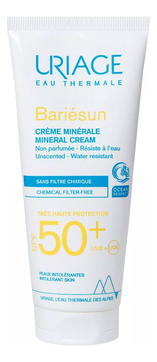 Солнцезащитный минеральный крем Bariesun Creme Minerale SPF50+ 100мл