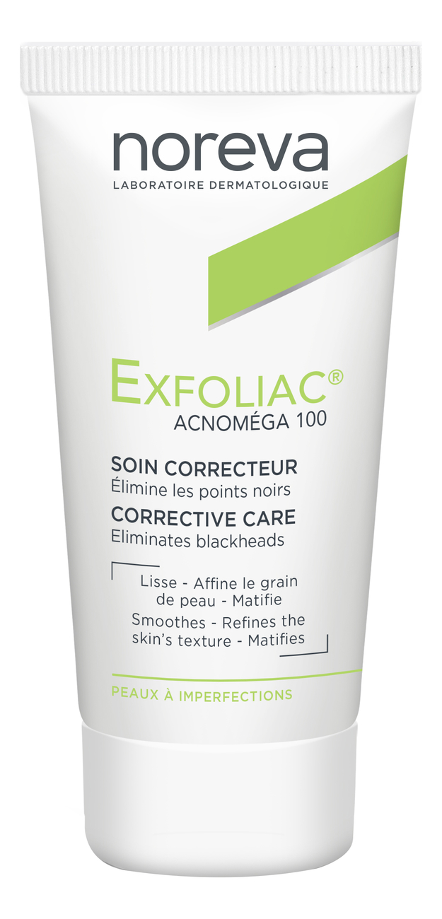 

Корректирующий крем для кожи с легкой степенью акне Exfoliac Acnomega 100 30мл