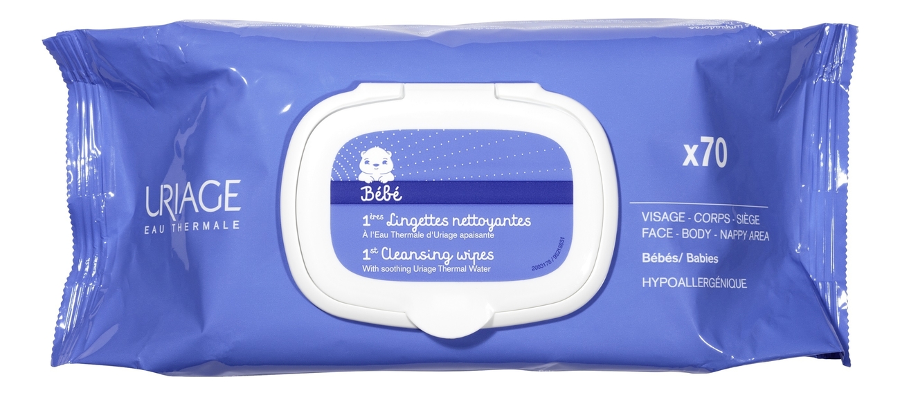 

Очищающие салфетки для детей и новорожденных Bebe 1ere Eau Lingettes: Салфетки 70шт, Очищающие салфетки для детей и новорожденных Bebe 1ere Eau Lingettes