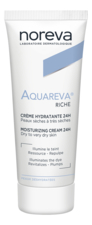 Noreva Увлажняющий крем для сухой кожи лица Aquareva 24H Moisturising Cream Rich Textured 40мл