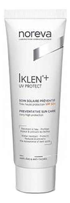 

Солнцезащитный профилактический антивозрастной крем SPF 50+ ИКЛЕН+ УФ ПРОТЕКТ Soin Preventif Photoprotecteur Anti-Taches 30мл