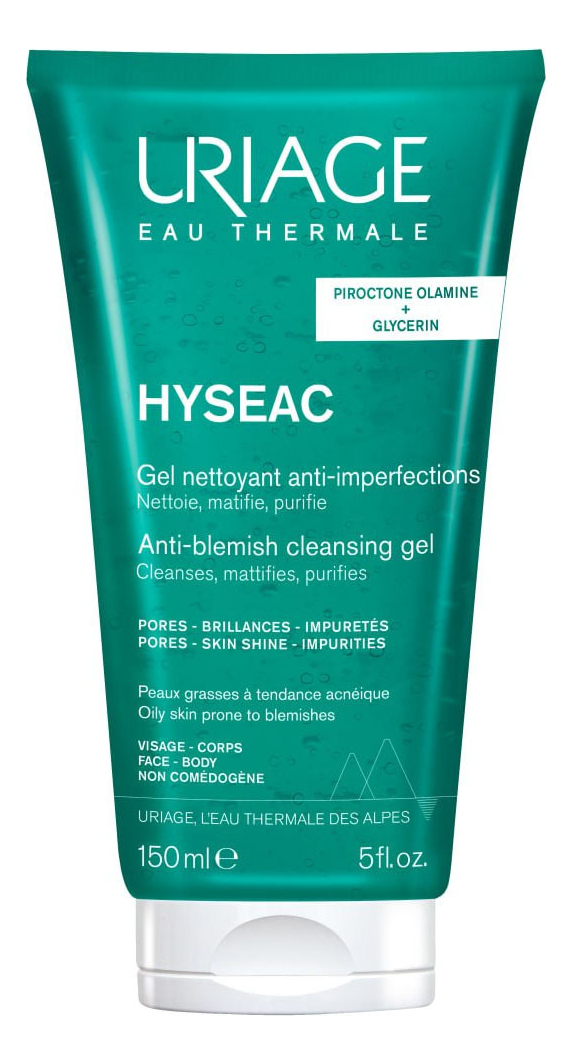 Мягкий очищающий гель для лица Hyseac Gel Nettoyant 150мл: Гель 150мл