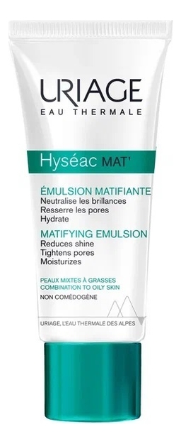 Матирующая эмульсия для проблемной кожи лица Hyseac Mat Emulsion Matifiante 40мл