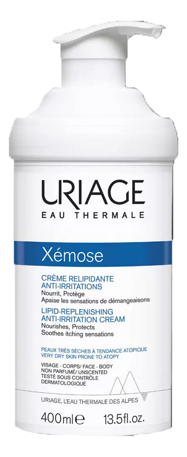 Крем липидовосстанавливающий против раздражений Xemose Creme Relipidante Anti-Irritations: Крем 400мл uriage крем для лица и тела xemose creme relipidante anti irritations липидовосстанавливающий против раздражений 200 мл