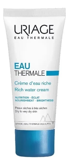 Увлажняющий крем для сухой кожи лица Eau Thermale Creme Deau Riche 40мл