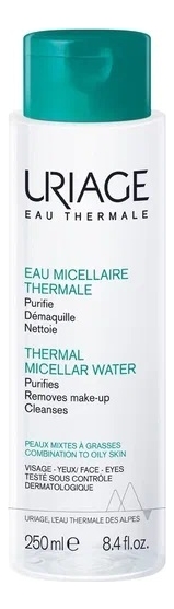 

Мицеллярная вода для жирной и комбинированной кожи Eau Thermale Micellaire: Вода 250мл, Мицеллярная вода для жирной и комбинированной кожи Eau Thermale Micellaire