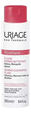 Очищающая эмульсия для чувствительной кожи лица Roseliane Fluide Dermo-Nettoyant 250мл