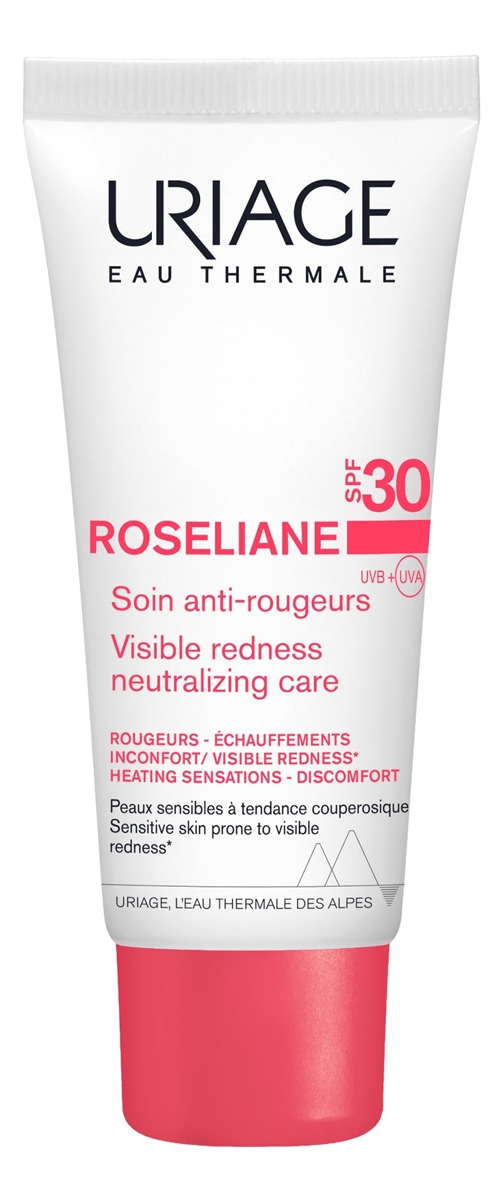 Солнцезащитный крем против покраснений Roseliane Creme Anti-Rougeurs SPF30 40мл сс крем крем против покраснений roseliane anti redness cream spf30