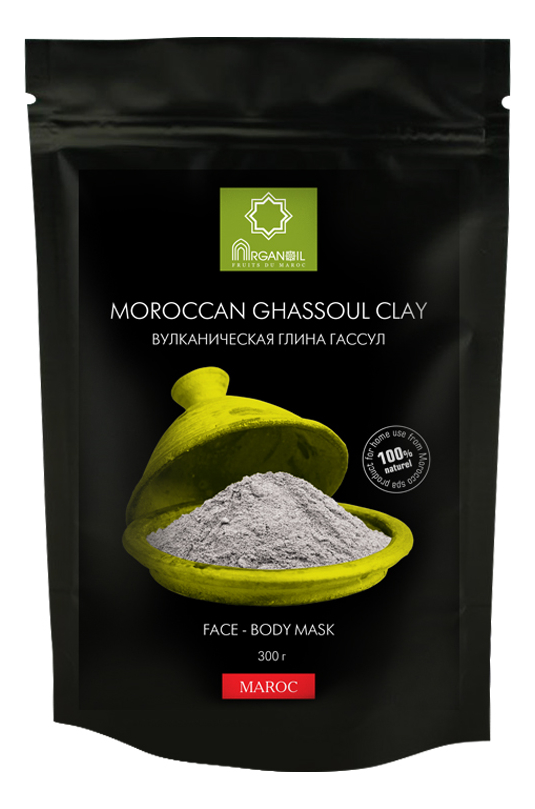 morocco ghassoul pore solution Специальная глина Ghassoul Lava Clay Morocco 300г: Глина 300г