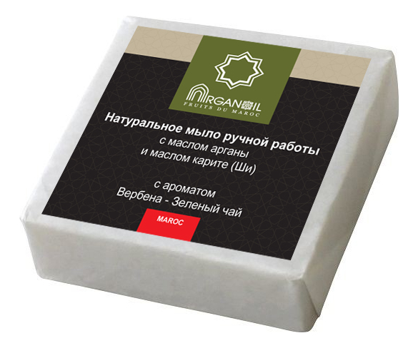 

Мыло с маслом арганы и карите Fruits du Maroc Savon de Argan 100г (вербена, зеленый чай)