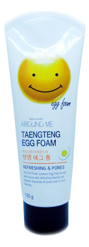 Купить Пенка для умывания с экстрактом яичного желтка Around Me Teangteng Egg Foam 150г, Welcos