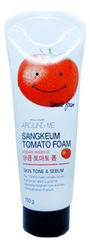 Пенка для умывания с экстрактом томата Around Me Sangkeum Tomato Foam 150г