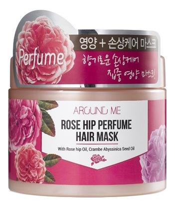 Маска для поврежденных волос Around Me Rose Hip Perfume Hair Mask 300г
