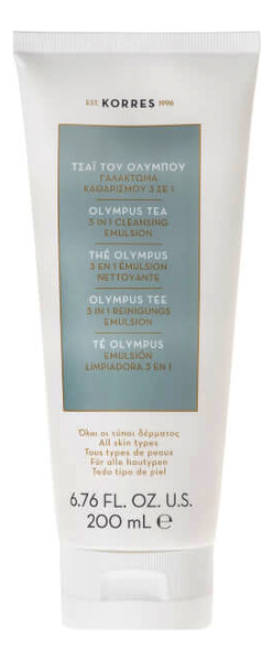 

Очищающая эмульсия для лица 3 в 1 Olympus Tea 3 In 1 Cleansing Emulsion 200мл