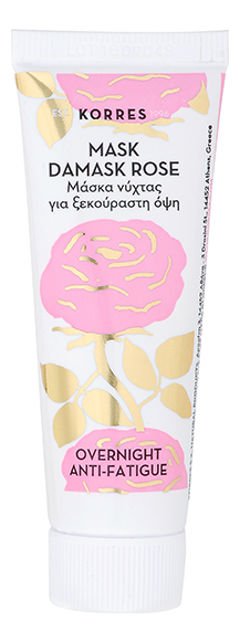 

Ночная маска для лица с экстрактом дамасской розы Mask Damask Rose Overnight Anti-Fatigue 18мл