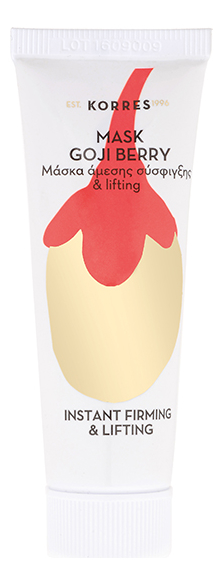 Укрепляющая маска для мгновенного лифтинг-эффекта лица с экстрактом ягод годжи Mask Goji Berry Instant Firming  Lifting 18мл