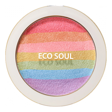 

Румяна-хайлайтер компактные Eco Soul Prism Blusher 8г