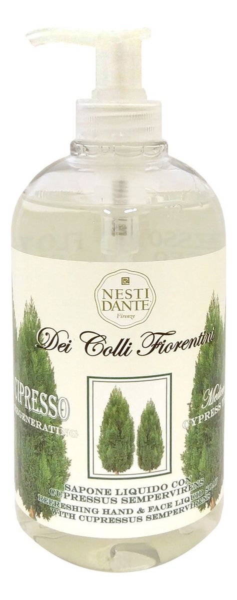 

Жидкое мыло Dei Colli Fiorentini Regenerating Cipresso Tree 500мл (восстанавливающий кипарис)