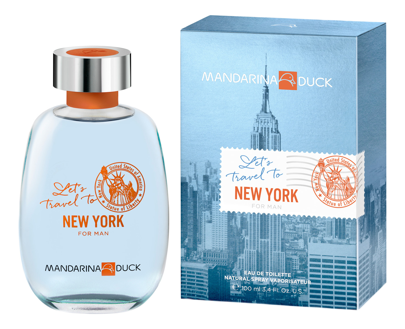 

Let's Travel To New York For Man: туалетная вода 100мл, Let's Travel To New York For Man