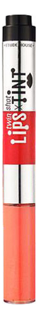Губная помада-тинт Twin Shot Lips Tint 4г: BR401