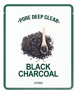 

Глубокоочищающая маска для лица Pore Deep Clear Black Charcoal Mask 25г