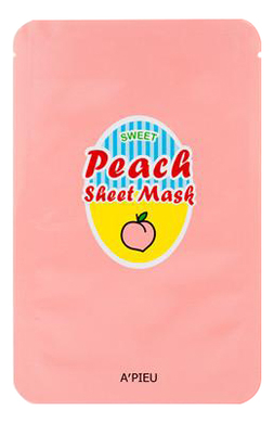 Купить Тканевая маска для лица Peach Sheet Mask 23г, A'PIEU