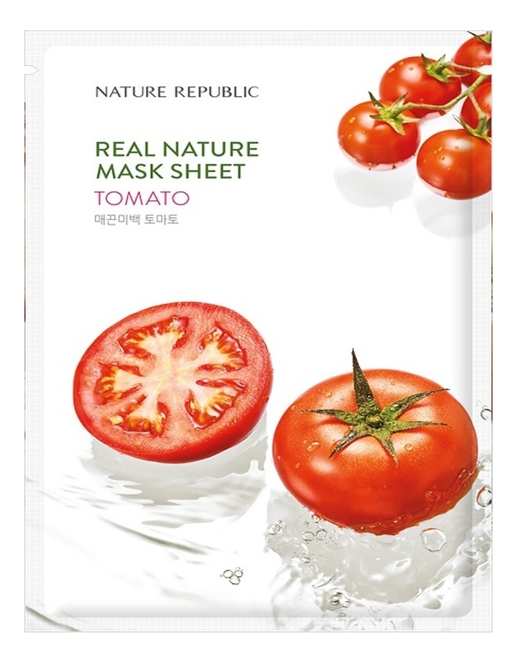 

Тканевая маска для лица с экстрактом томата Real Nature Mask Sheet Tomato 23мл