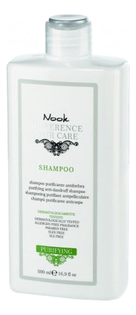 Шампунь от перхоти Ph 5,5 Difference Hair Care Purifying&Anti-Dandruff Shampoo: Шампунь 500мл укрепляющий шампунь ph 5 5 difference hair care repair shampoo шампунь 500мл