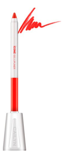 Карандаш для губ с точилкой ICone Gel LipLiner 1,2г: L02 Orange Lily