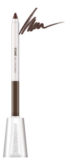 Карандаш для глаз с точилкой ICone Gel EyeLiner 1,2г: E05 Chocolate