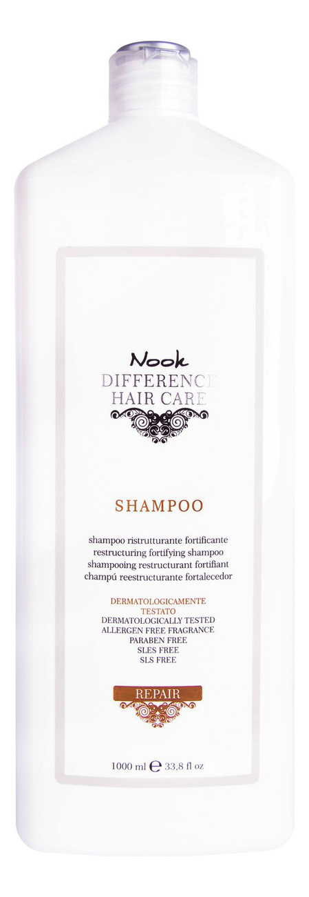

Укрепляющий шампунь Ph 5,5 Difference Hair Care Repair Shampoo: Шампунь 1000мл, Укрепляющий шампунь Ph 5,5 Difference Hair Care Repair Shampoo