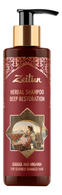 

Глубоко восстанавливающий фито-шампунь для волос с арабским миртом и арганой Herbal Shampoo Deep Restoration 200мл