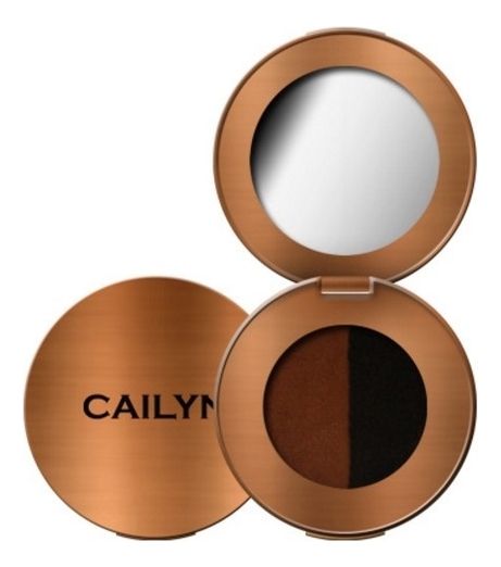 

Тени для бровей Cailyn Eyebrow Duo 2,5г: 02 Dark, Тени для бровей Cailyn Eyebrow Duo 2,5г