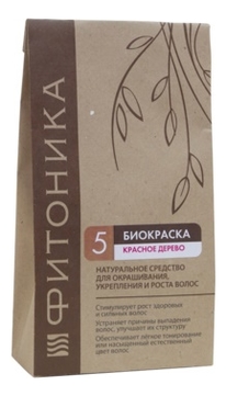 

Биокраска для волос Фитоника 30г: No5 Красное дерево, Биокраска для волос Фитоника 30г
