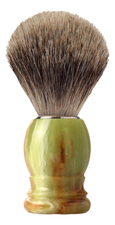 Mondial Помазок для бритья борсучий ворс (цвет оникс)