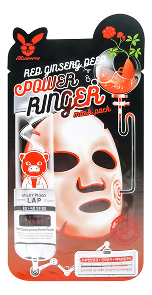 

Тканевая маска для лица с экстрактом красного женьшеня Red Ginseng Deep Power Ringer Pack Mask: Маска 23мл, Тканевая маска для лица с экстрактом красного женьшеня Red Ginseng Deep Power Ringer Pack Mask