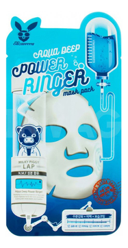 Тканевая маска для лица увлажняющая Aqua Deep Power Ringer Mask Pack