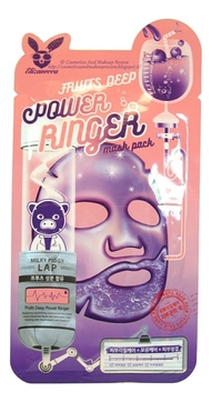 Тканевая фруктовая маска для лица Fruits Deep Power Ringer Mask Pack 23мл