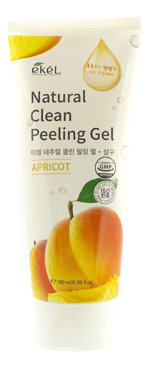 Пилинг-скатка для лица с экстрактом абрикоса Apricot Natural Clean Peeling Gel 180мл: Пилинг-скатка 180мл пилинг скатка для лица ps lab apricot с с натуральным экстрактом абрикоса 100 мл