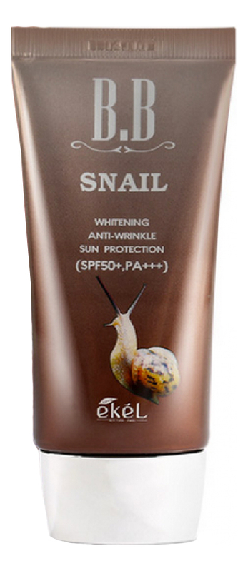 BB крем для лица с экстрактом улиточного муцина Snail BB Cream SPF50 PA 50мл 485₽