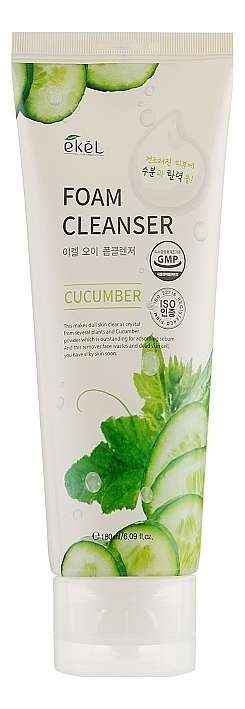 

Пенка для умывания с экстрактом огурца Foam Cleanser Cucumber 180мл