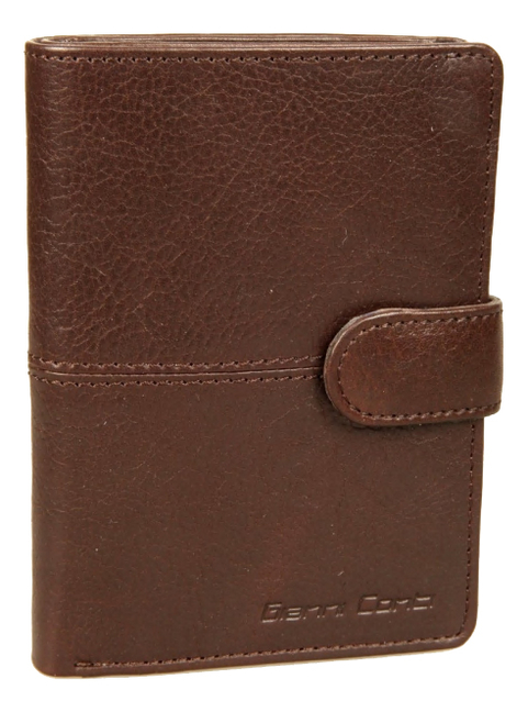 

Портмоне с обложкой для автодокументов Dark Brown 1138451E (коричневое)