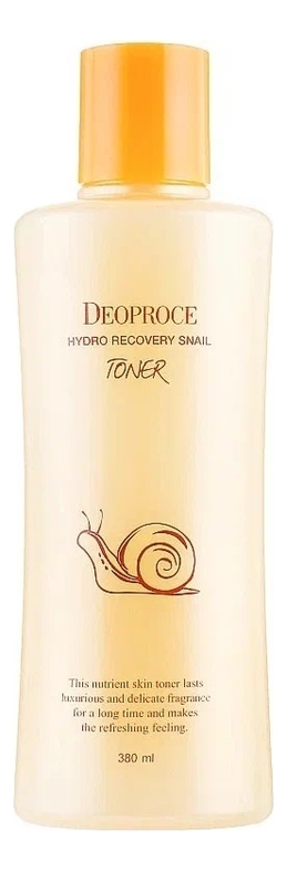 Тонер для лица с экстрактом улиточного муцина Hydro Recovery Snail Toner 380мл: Тонер 380мл