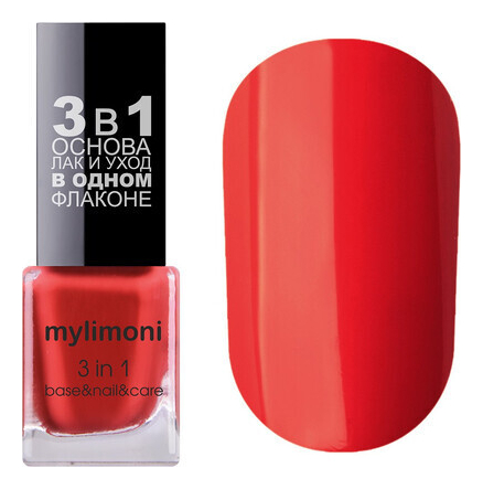 

Лак для ногтей 3 в 1 MyLimoni 6мл: No 35, Лак для ногтей 3 в 1 MyLimoni 6мл