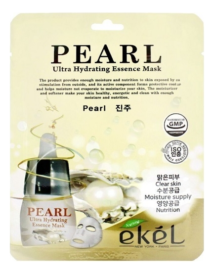 

Тканевая маска для лица с экстрактом жемчуга Pearl Ultra Hydrating Essence Mask 25г